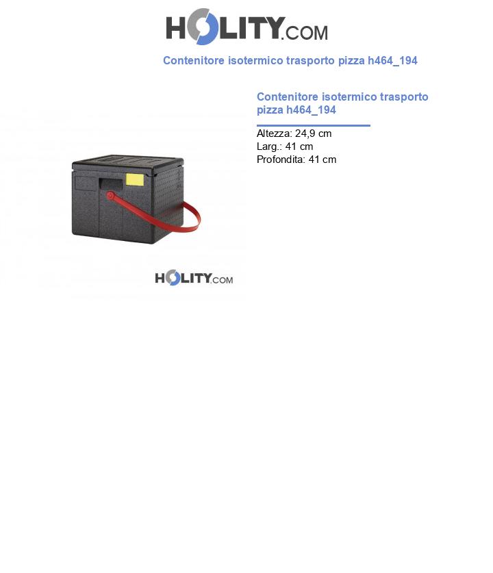 Contenitore isotermico trasporto pizza h464_194