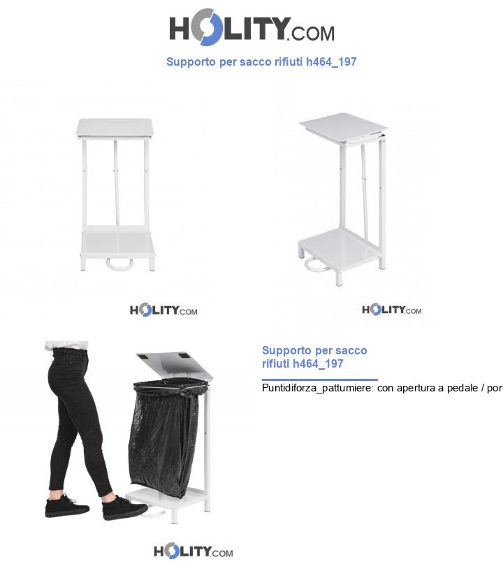 Supporto per sacco rifiuti h464_197