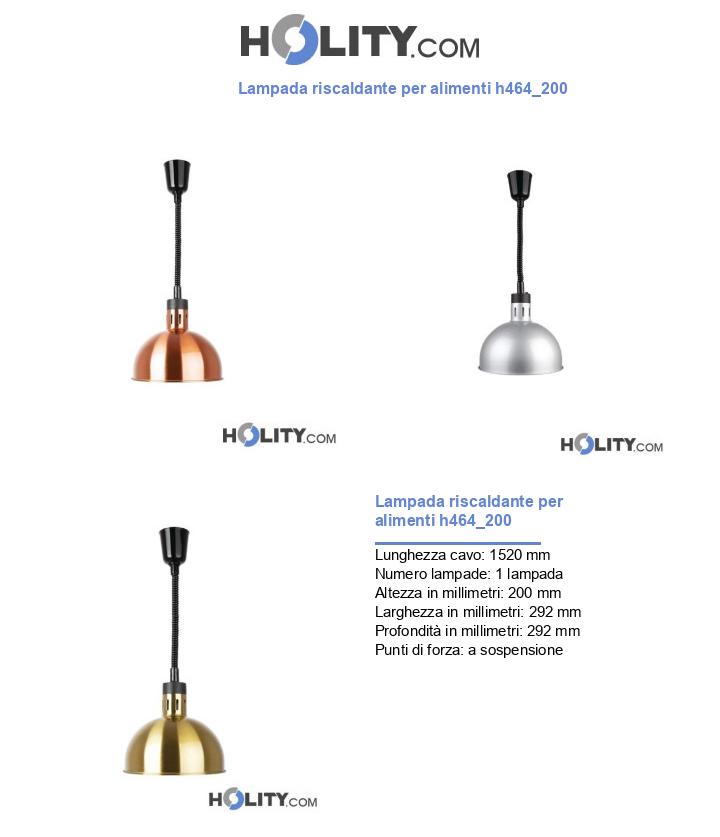 Lampada riscaldante per alimenti h464_200