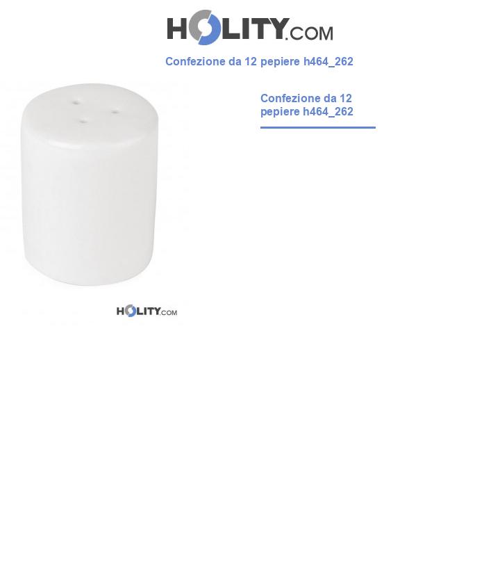 Confezione da 12 pepiere h464_262