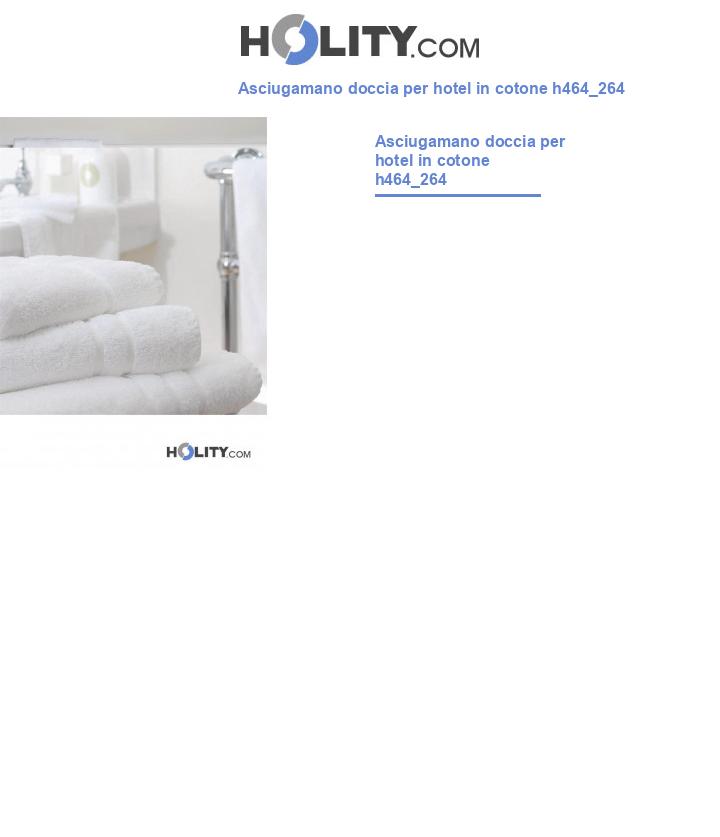 Asciugamano doccia per hotel in cotone h464_264