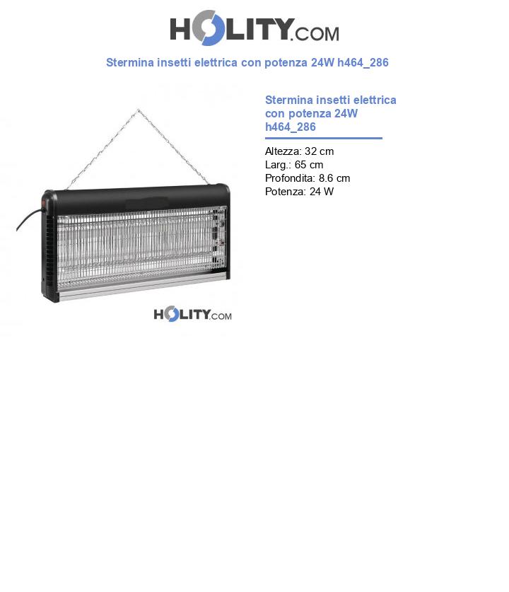 Stermina insetti elettrica con potenza 24W h464_286