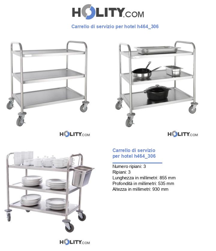 Carrello di servizio per hotel h464_306