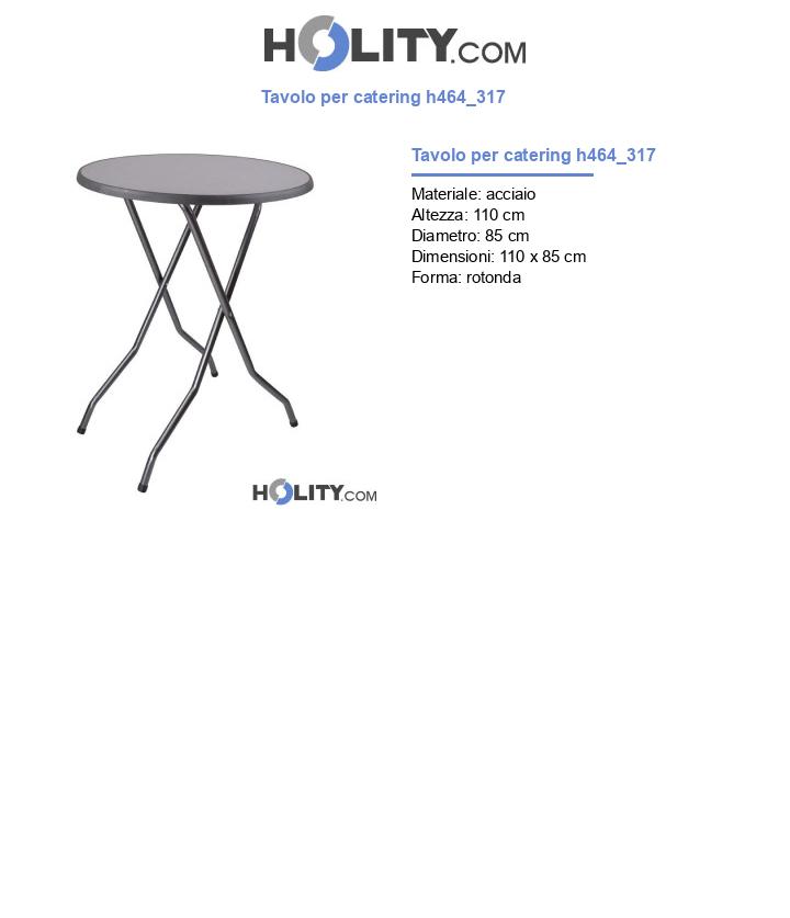 Tavolo per catering h464_317