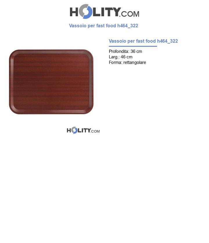 Vassoio per fast food h464_322