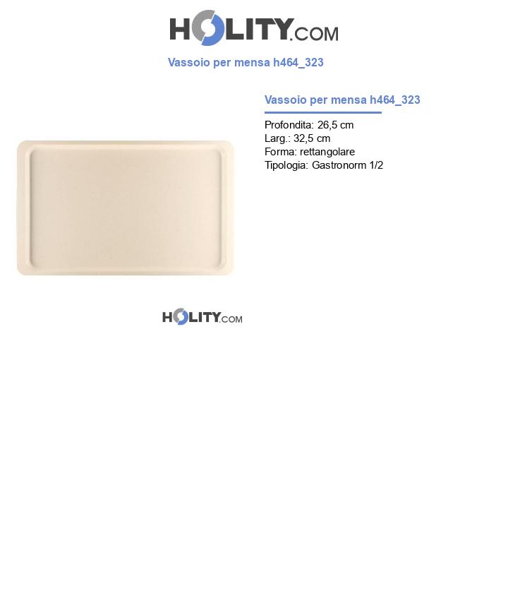 Vassoio per mensa h464_323