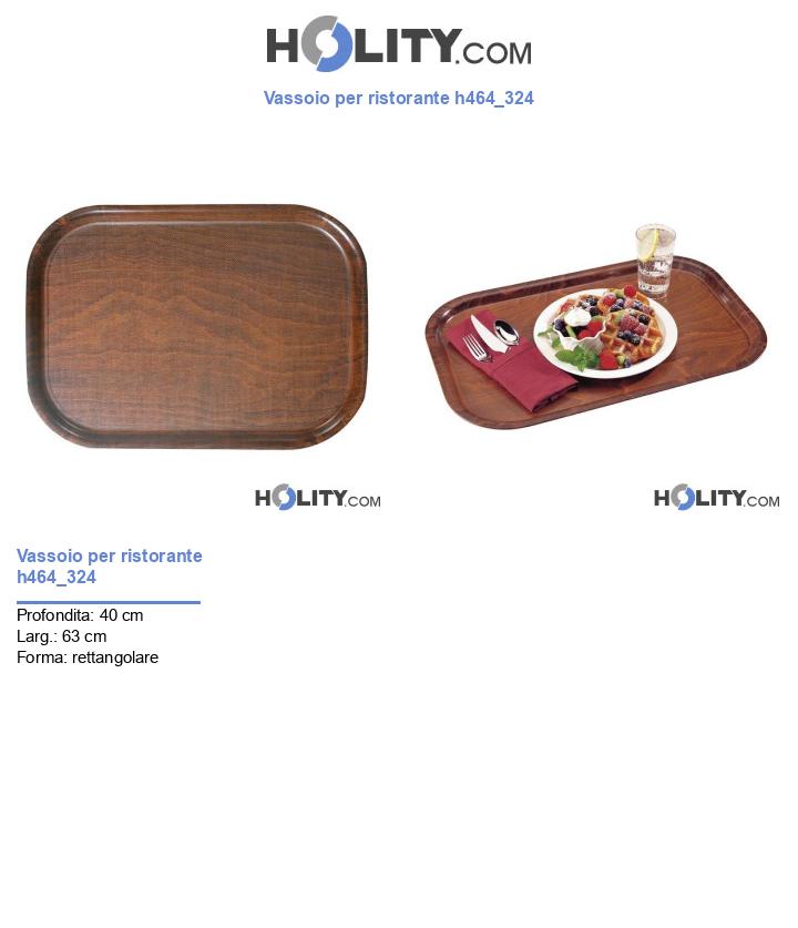 Vassoio per ristorante h464_324