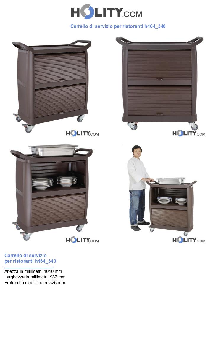 Carrello di servizio per ristoranti h464_340