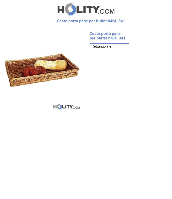 Cesto porta pane per buffet h464_341