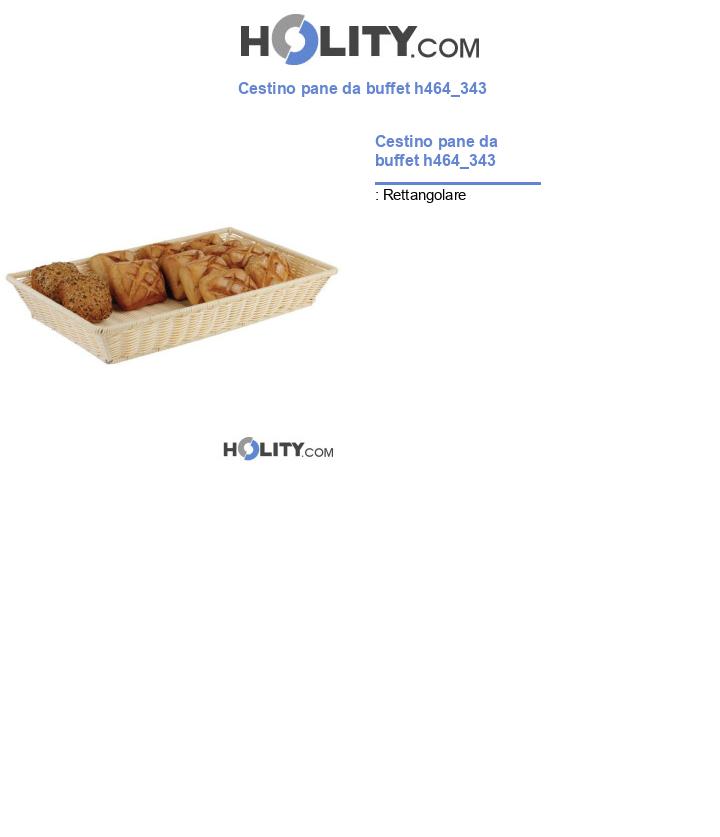 Cestino pane da buffet h464_343