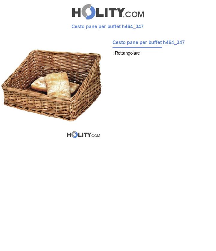 Cesto pane per buffet h464_347