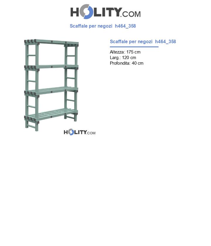 Scaffale per negozi h464_358