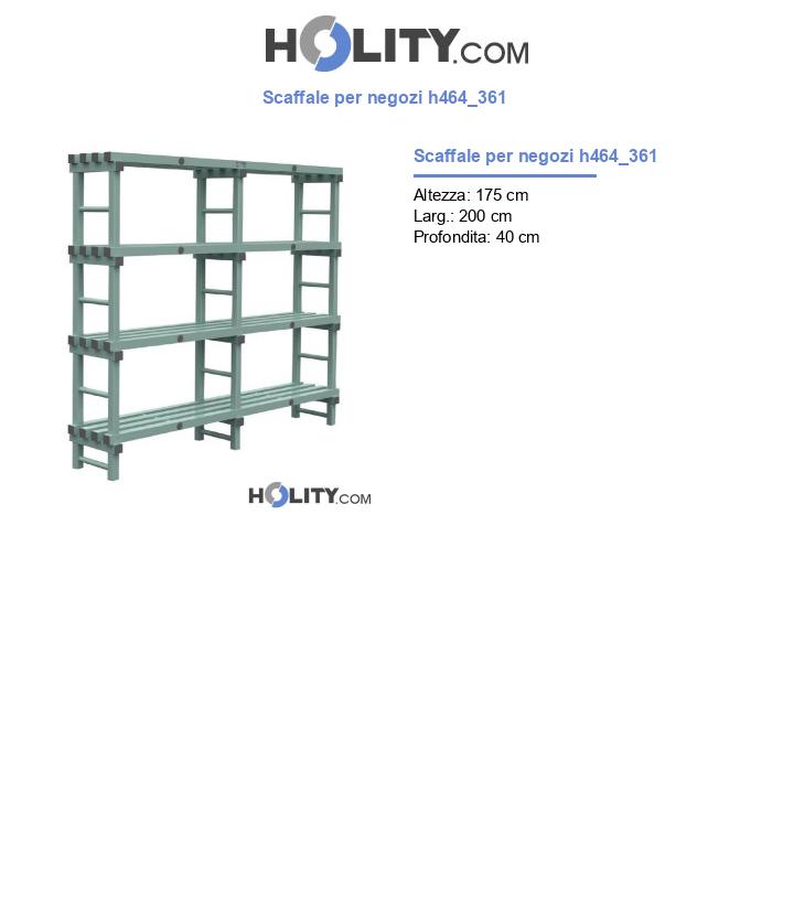 Scaffale per negozi h464_361