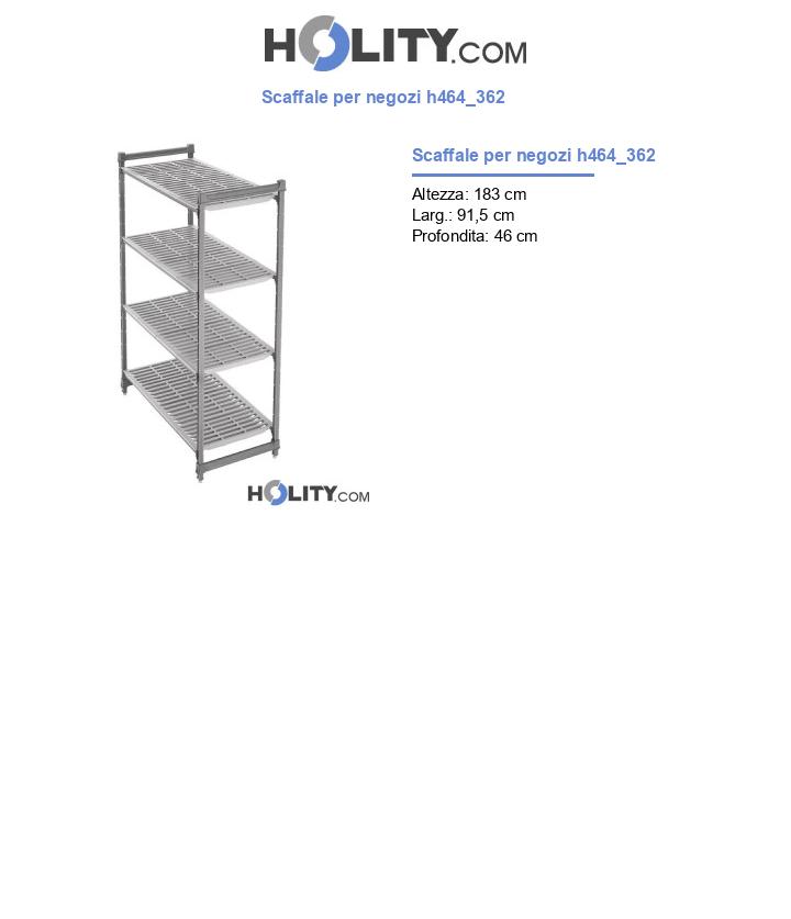 Scaffale per negozi h464_362