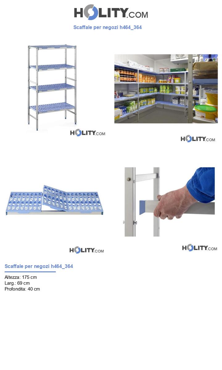 Scaffale per negozi h464_364