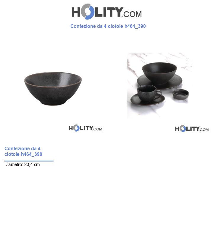 Confezione da 4 ciotole h464_390