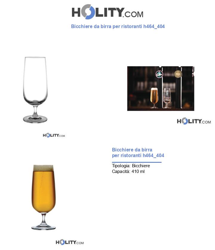 Bicchiere da birra per ristoranti h464_404