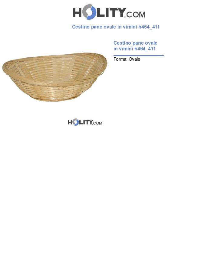 Cestino pane ovale in vimini h464_411