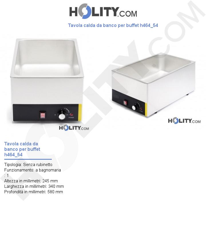 Tavola calda da banco per buffet h464_54