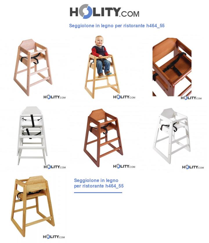 Seggiolone in legno per ristorante h464_55