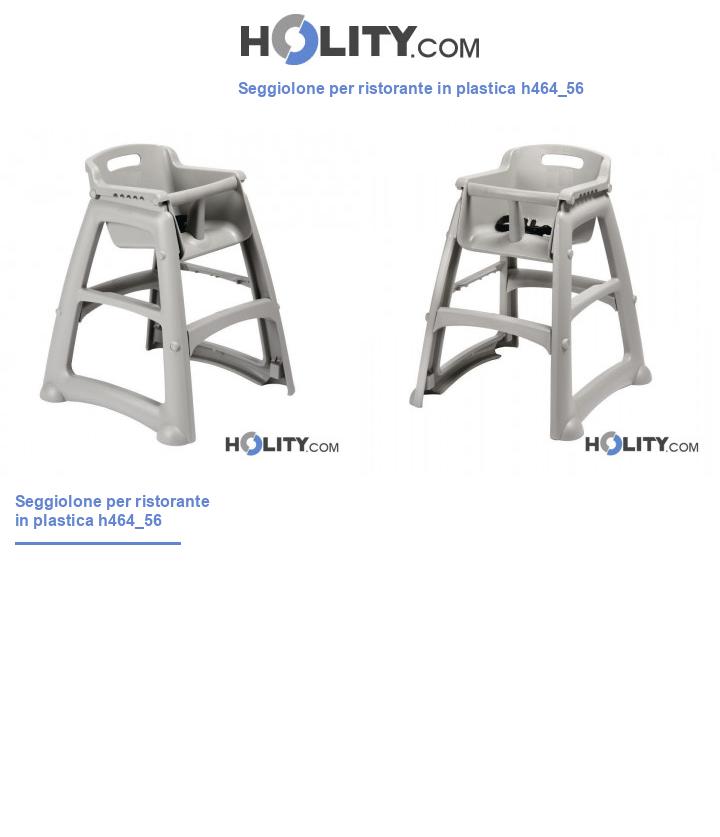 Seggiolone per ristorante in plastica h464_56