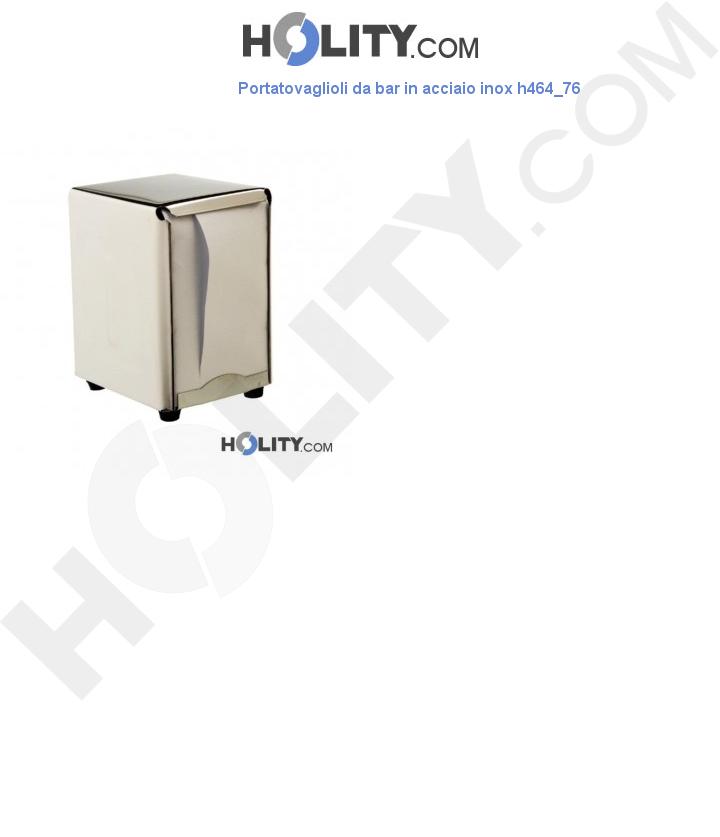 Portatovaglioli da bar in acciaio inox h464_76