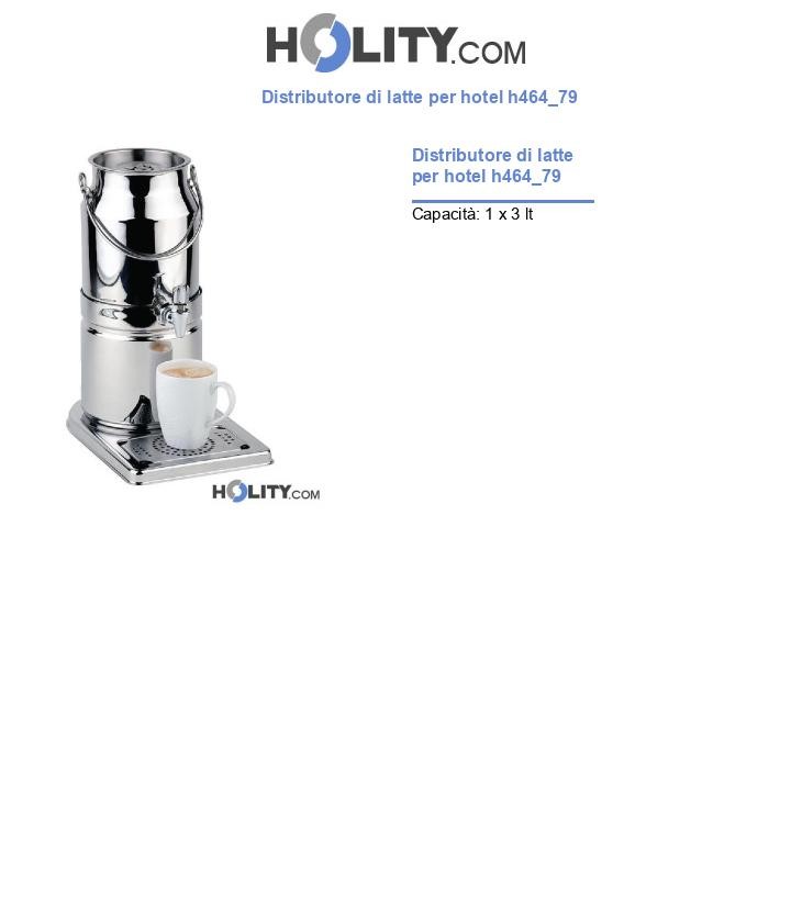 Distributore di latte per hotel h464_79