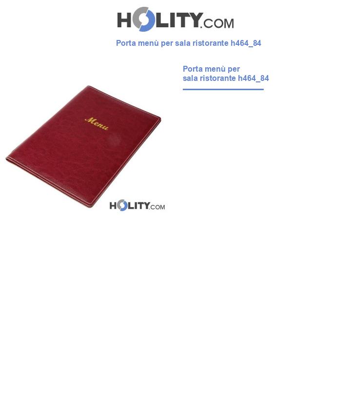 Porta menù per sala ristorante h464_84