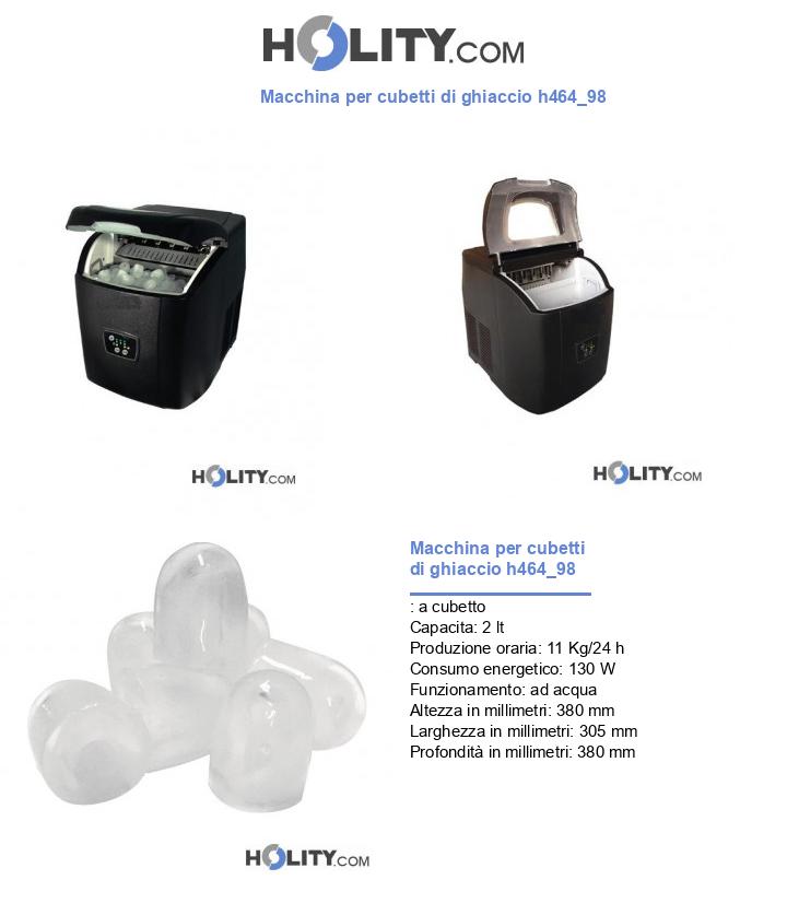 Macchina per cubetti di ghiaccio h464_98