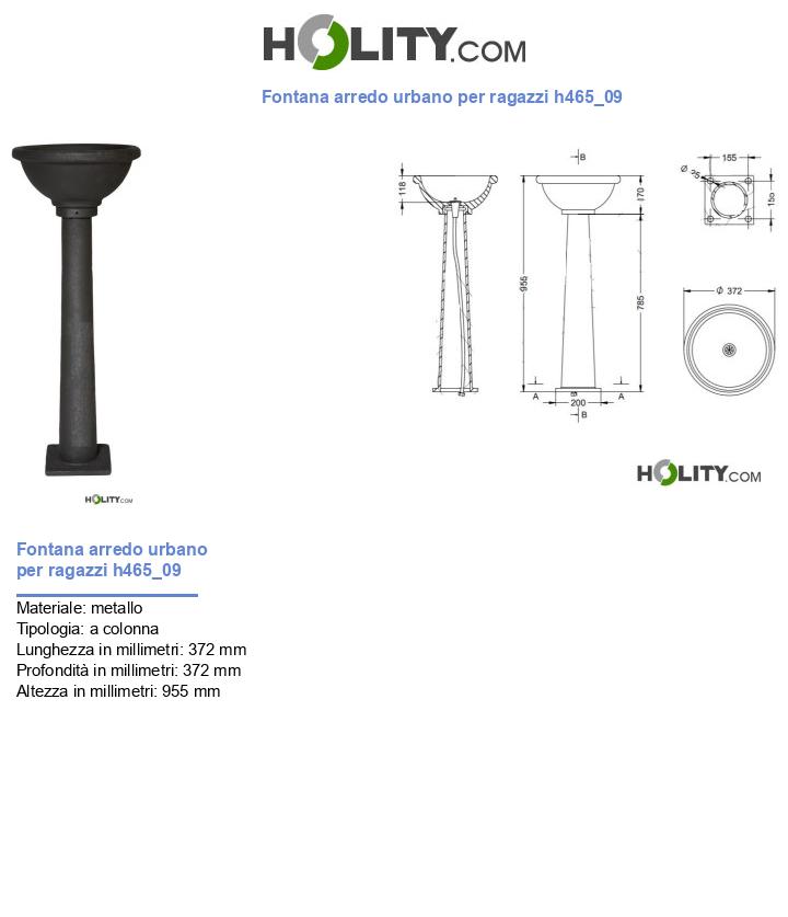 Fontana arredo urbano per ragazzi h465_09