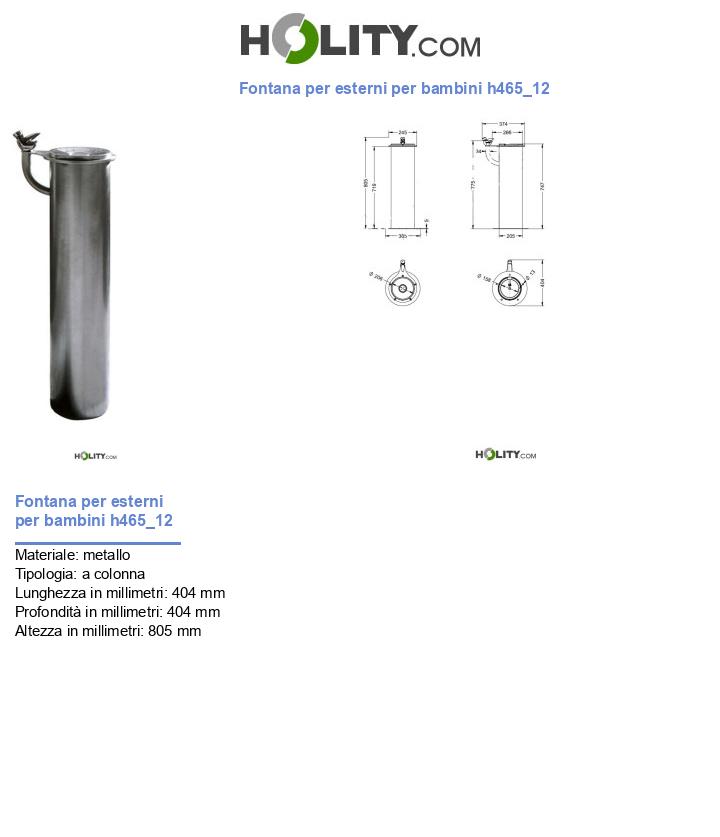 Fontana per esterni per bambini h465_12