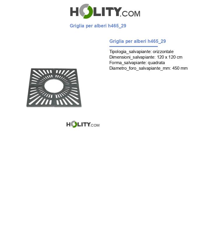 Griglia per alberi h465_29