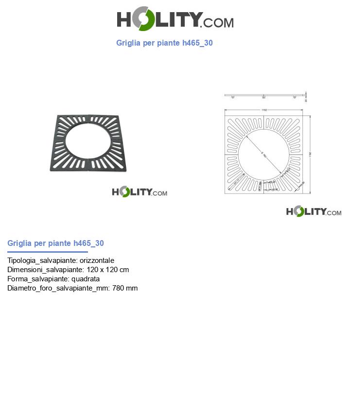 Griglia per piante h465_30