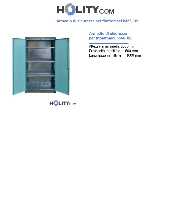 Armadio di sicurezza per fitofarmaci h466_02