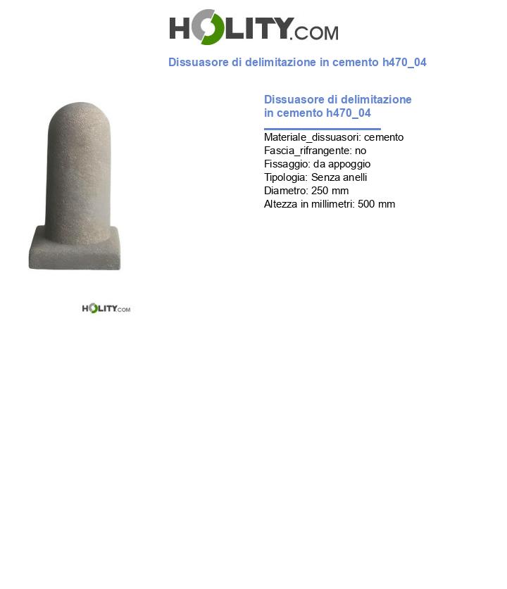 Dissuasore di delimitazione in cemento h470_04