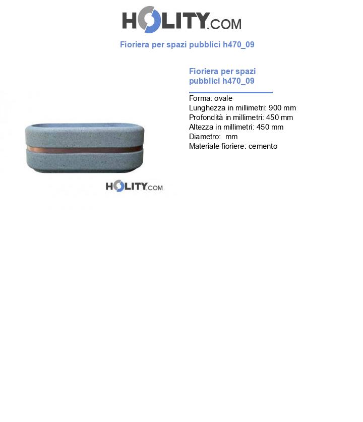 Fioriera per spazi pubblici h470_09