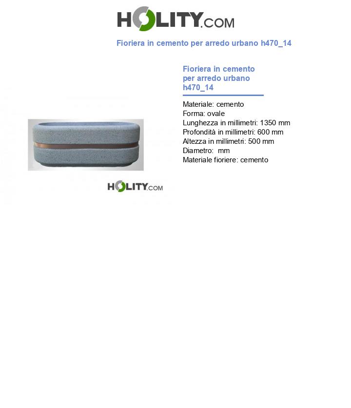 Fioriera in cemento per arredo urbano h470_14
