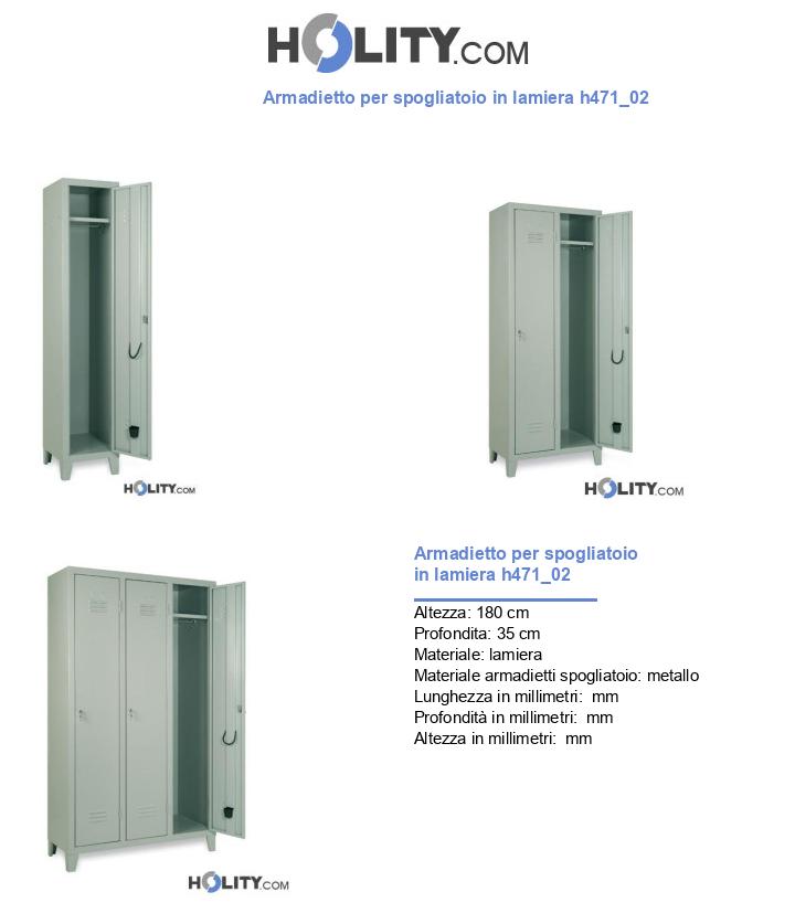 Armadietto per spogliatoio in lamiera h471_02