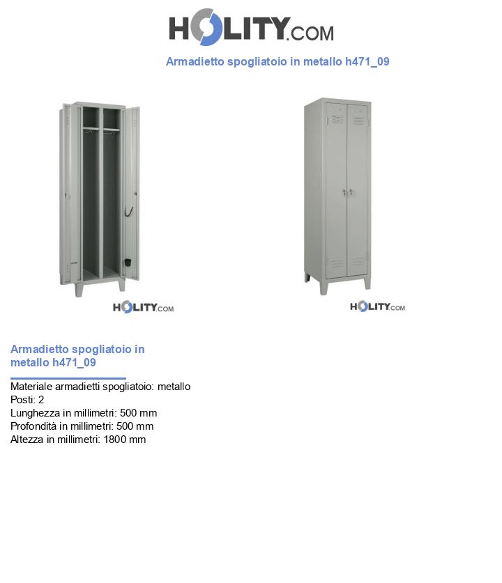 Armadietto spogliatoio in metallo h471_09