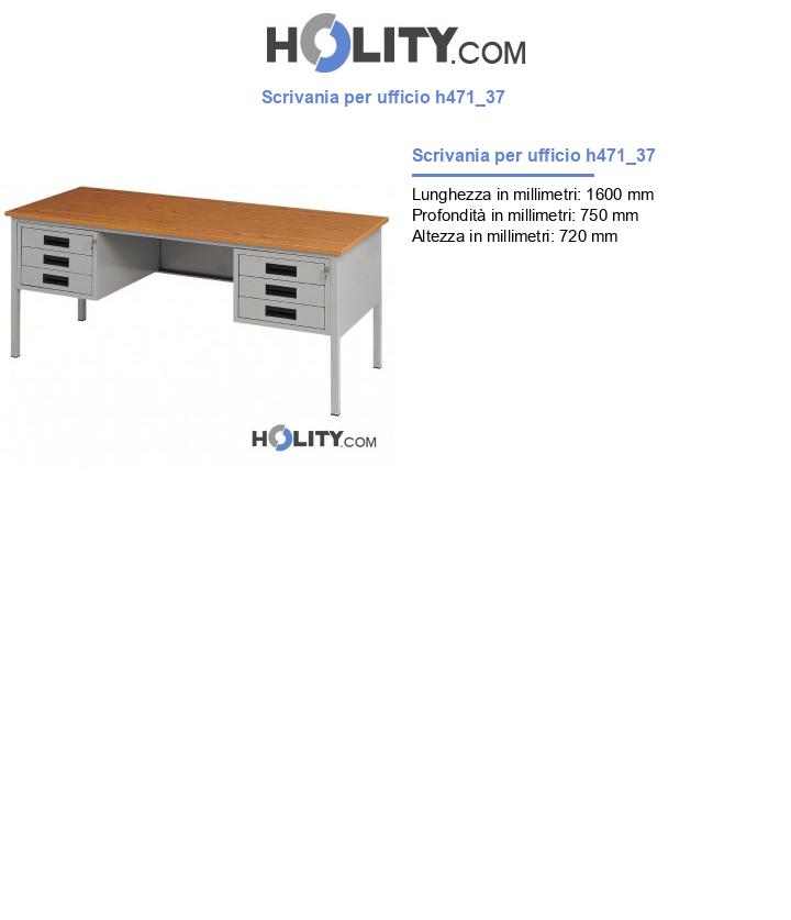 Scrivania per ufficio h471_37