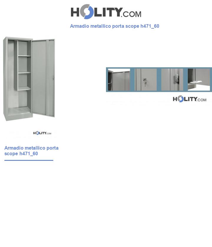 Armadio metallico porta scope h471_60