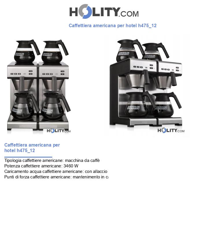 Caffettiera americana per hotel h475_12
