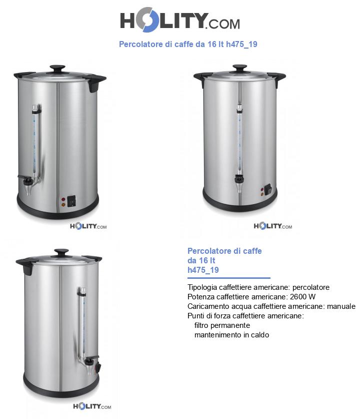 Percolatore di caffe da 16 lt h475_19