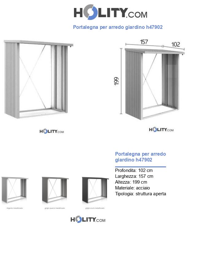 Portalegna per arredo giardino h47902