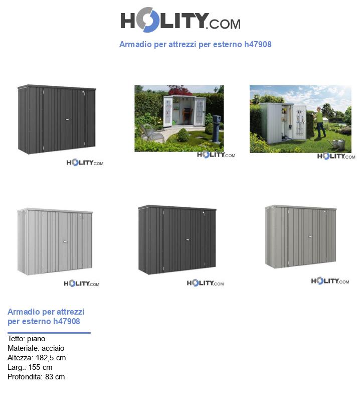 Casetta Attrezzi Armadio Casetta Esterno Armadio In Legno Casetta Da Esterno Giardino Addossata A Pannelli 17mm - Foto 2