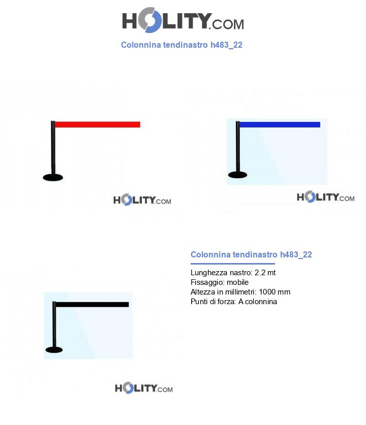 Colonnina tendinastro h483_22
