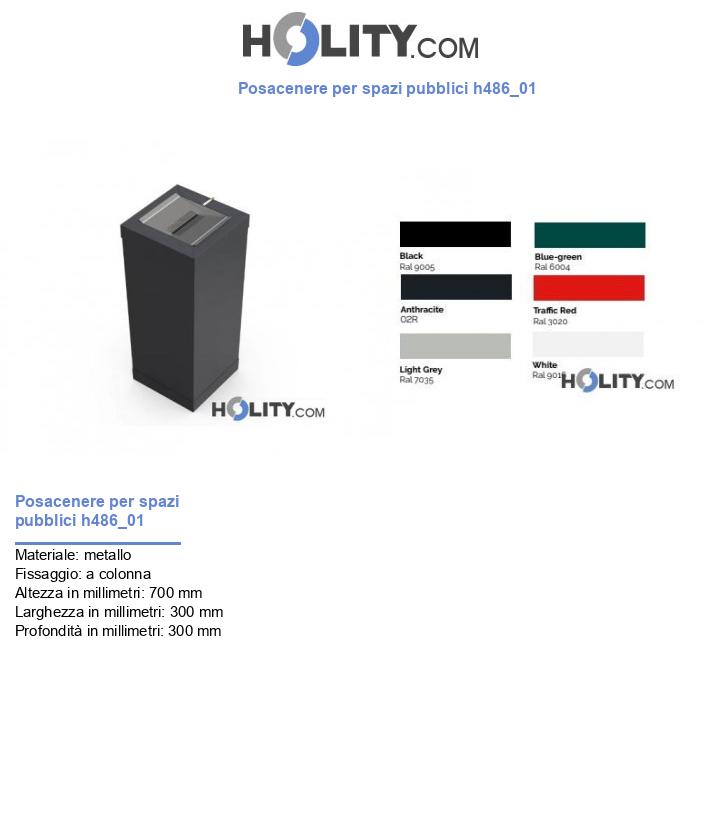 Posacenere per spazi pubblici h486_01