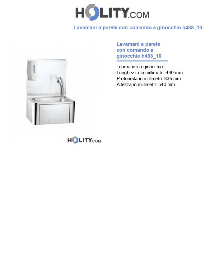 Lavamani a parete con comando a ginocchio h488_10