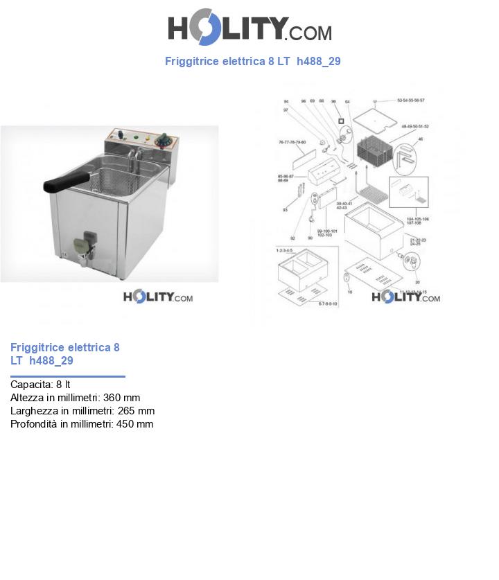 Friggitrice elettrica 8 LT  h488_29