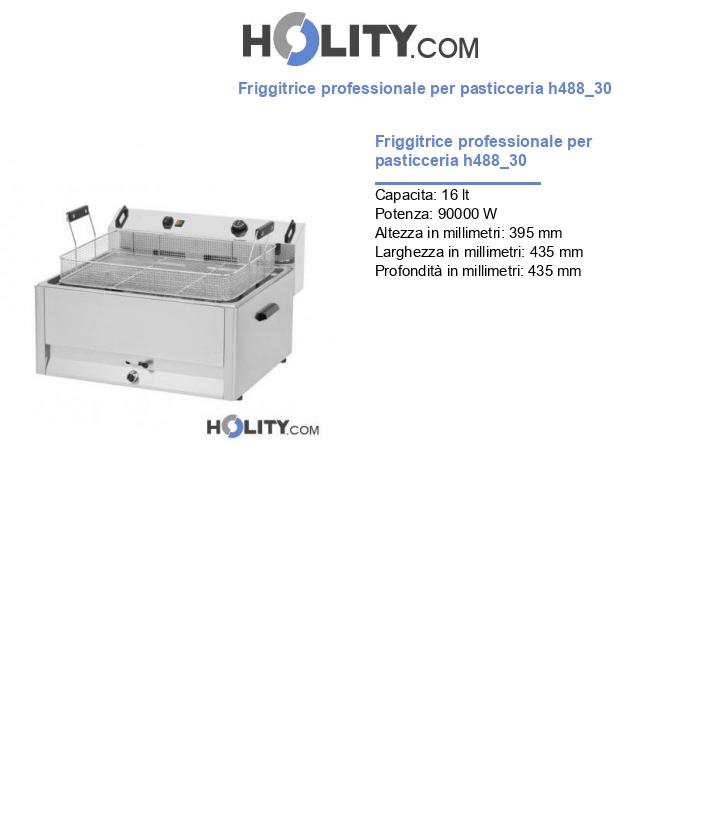 Friggitrice professionale per pasticceria h488_30